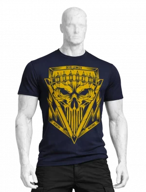 T-shirt Nemesis Machina bleu marine