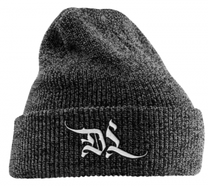 Bonnet gris antique / blanc