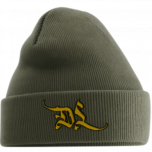 Bonnet vert olive /or