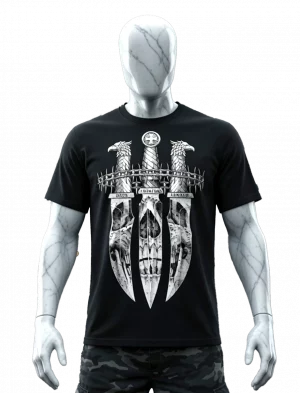 T-shirt Trinitas noir