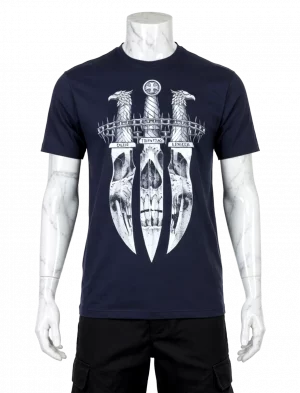 T-shirt Trinitas bleu marine