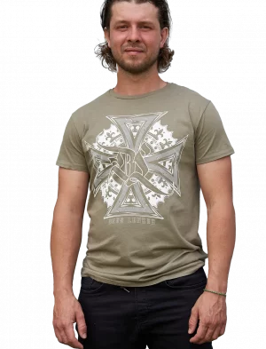 T-shirt Deus Uber alles khaki